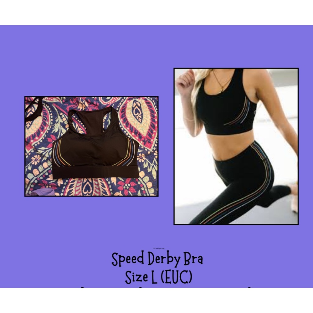 ZYIA Speed Derby Bra (L) EUC